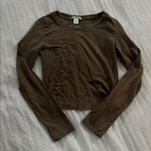 Women's Long Sleeve Green Top